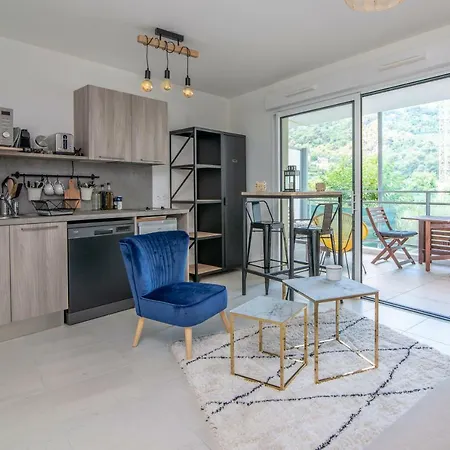 Superbe Studio Moderne Et Lumineux Au Coeur De Beausoleil, Vue Mer Lejlighed
